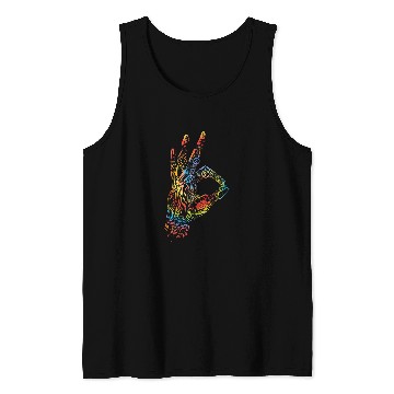 Discover Robot Robotics Engineer Tie Dye 80s 90s Tank Tops