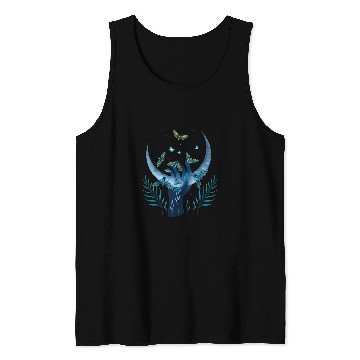 Discover Moth Butterfly Wing Flower Insect Moth Teardrop Tank Tops