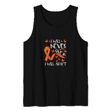 Discover MS Butterfly Orange Ribbon Multiple Sclerosis Tank Tops