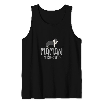 Discover French Border Collie Mom Maman Border Collie Tank Tops
