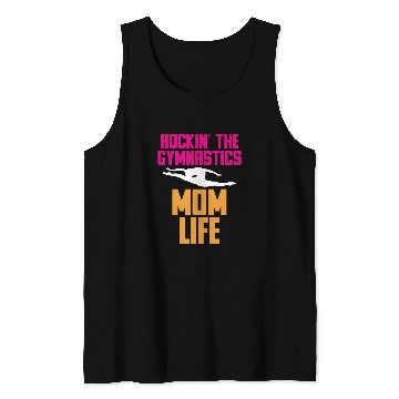 Discover Rockin the Gymnastics mom life Gymnastics Tee for Women Tank Tops