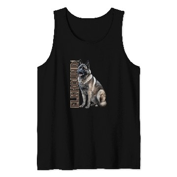 Discover Norwegian Elkhound Watercolor Tank Tops