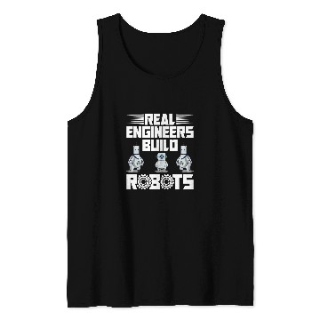 Discover Robot Builder Coding Robot Collector Robotics Engineer Tank Tops