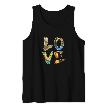 Discover LOVE Art Painting Lover Tank Tops
