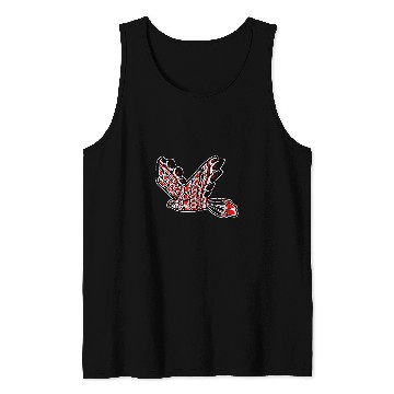 Discover Red Tail Hawk Native American Tribal Bird Totem Birdwatcher Tank Tops
