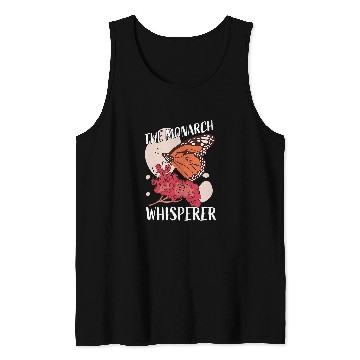 Discover Monarch Whisperer Design for Butterfly Lover Tank Tops