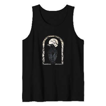 Discover Mystical Moon Gothic Raven Tank Tops