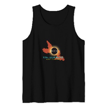 Discover Newfoundland Total Solar Eclipse 040824 Canada Souvenir Tank Tops