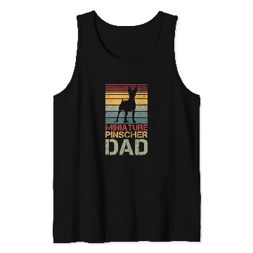 Discover Mens Miniature Pinscher Dad Tank Tops