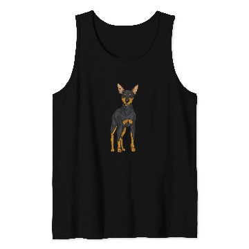 Discover Min Pin Dog Miniature Pinscher 1 Tank Tops