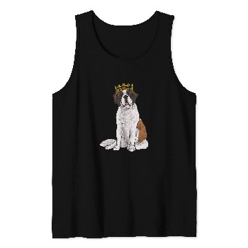 Discover Saint Bernard Dog Crown St  Bernard Tank Tops