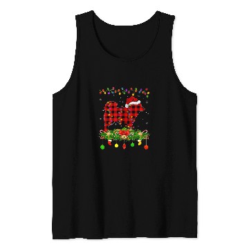 Discover Matching buffalo plaids Schipperke Dog Christmas Pajama Tank Tops