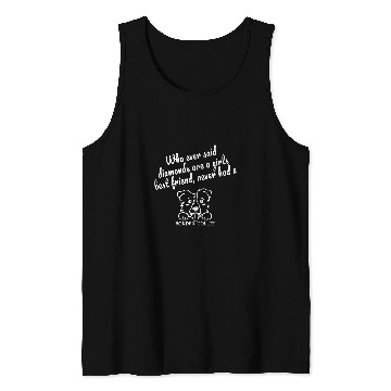 Discover FUNNY CUTE Border Collie DOG SAYING Tank Tops