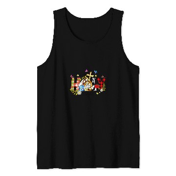 Discover Oh Holy Night Family Christmas   Leopard Red Plaid Tank Tops