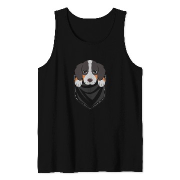 Discover Pocket Australian Shepherd Dog Chart Tank Tops