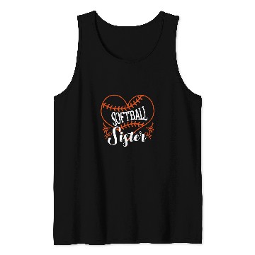 Discover Softball Sister Baseball Catcher Pitcher Tank Tops