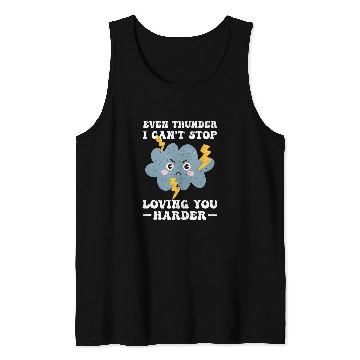 Discover Thunder Storm Weather Forecast Meteorology Meteorologist Tank Tops