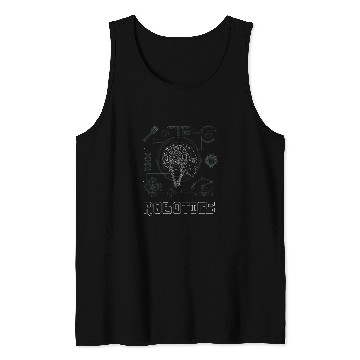 Discover Robotics Design For Robot Engineer Or Fans Tank Tops