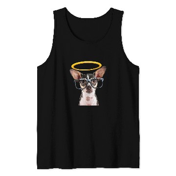 Discover Holy Dog Chihuahua w Glasses Tank Tops