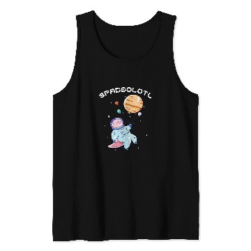 Discover Solar System Astronaut Axolotls Space Planets Space Astronomy Tank Tops