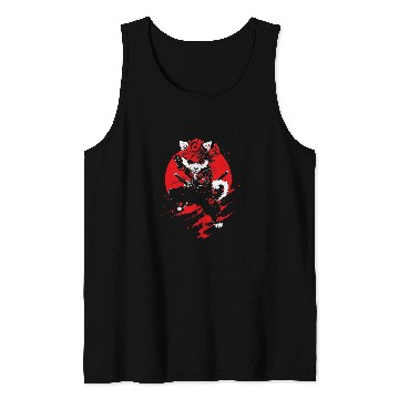 Discover Pomchi Dog Ninja Samurai Japanese Transformation Cute Tank Tops