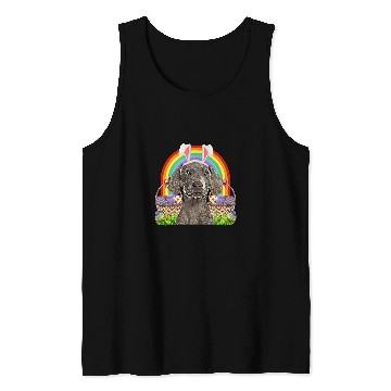 Discover Weimaraner Dog Easter Bunny Egg Hunt Tank Tops