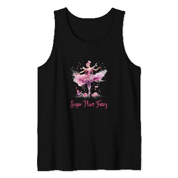 Discover Sugar Plum Fairy Enchanting Nutcracker Ballet Fans Tank Tops