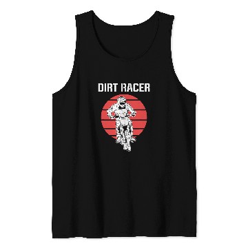 Discover Motocross Crosser Motorcycle Dirt Racer Tank Tops