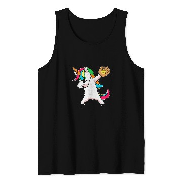 Discover Softball Player Unicorns Dabbings Unicorns Dab Dance Tank Tops