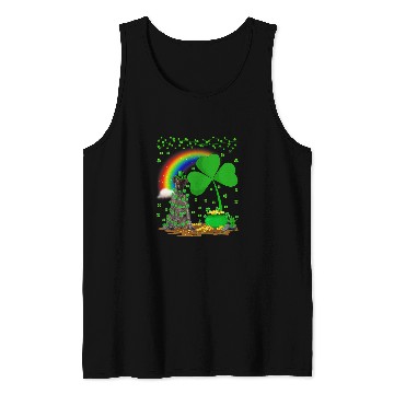 Discover Funny Rainbow German Shorthaired Pointer Dog St Patricks Day Tank Tops