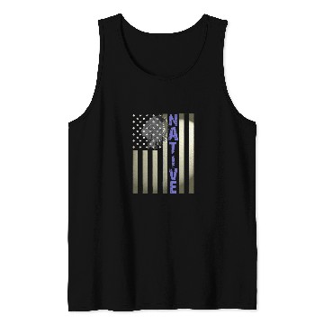 Discover Native American Day vintages Flag USA 1 Tank Tops