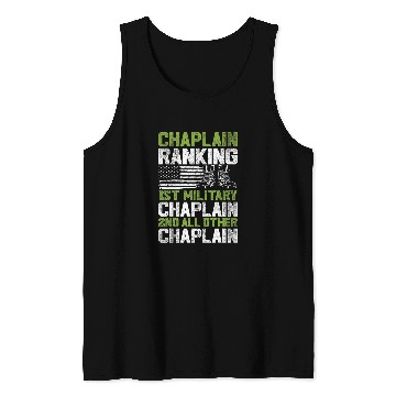Discover Military Chaplain US Flag Tank Tops