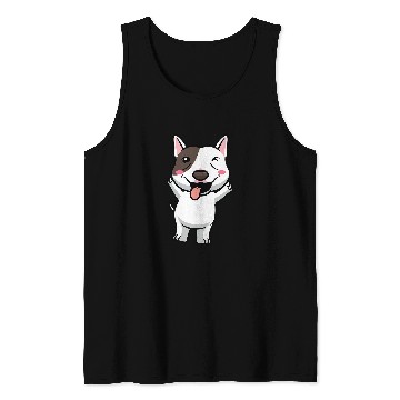 Discover Miniature Bull Terrier Dog 1 Tank Tops