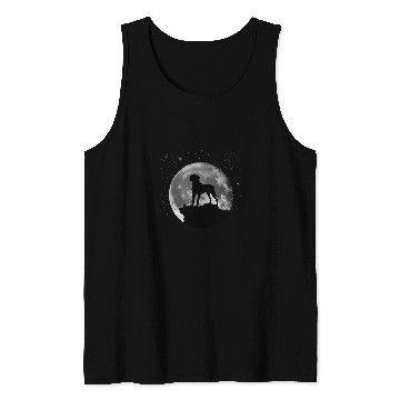 Discover Rhodesian Ridgeback Dog Moon Tank Tops