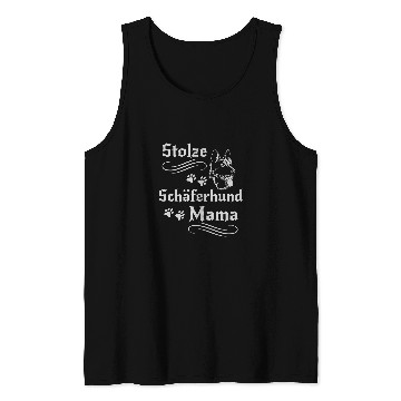 Discover Proud German Shepherd Dog Mama Tank Tops