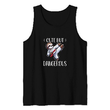 Discover Sloth Cute But Dangerous 3 Tank Tops
