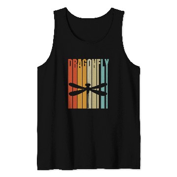 Discover Retro Dragonfly Insect Tank Tops