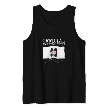 Discover Official Napping Sleeping Border Collie Tank Tops