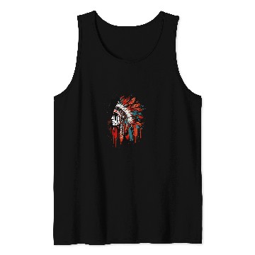 Discover Native American Dreamcatcher Indian Design 25 Tank Tops