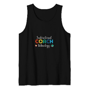 Discover Instructional Coachs Technology Crew Back to School Matching Tank Tops