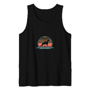 Discover Weimaraner Dog Owner 80s Retro Vintage Tank Tops