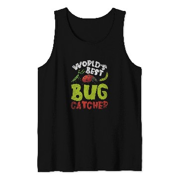 Discover Worlds bests Bug Catcher Insect Collector Animal Funny Bug 21 Tank Tops