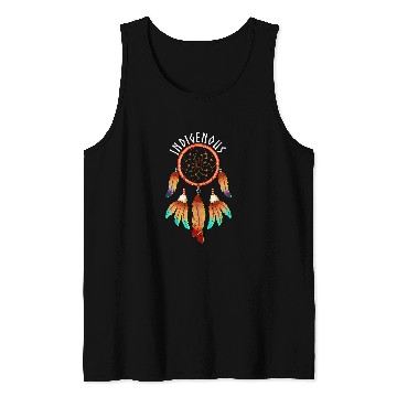 Discover Native American Dreamcatcher Indigenous Tank Tops