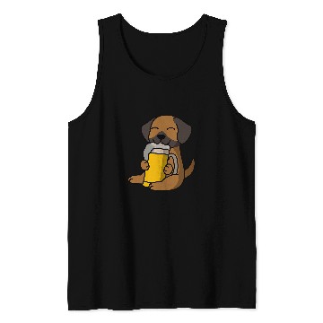 Discover Rhodesian Ridgeback Drinking Beer Dog Tank Tops