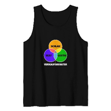 Discover Sales consultant gift smart sexy funny Tank Tops