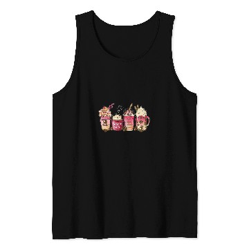 Discover Poodle Mom Coffee Lover Hearts Paw Prints Standard Poodle Tank Tops