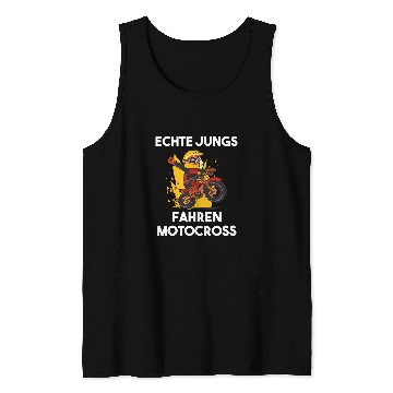 Discover Motocross Motorcycle Rider Tank Tops