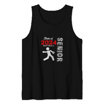 Discover Softball Team Senior Class of 2024 Graduation 2024 Tank Tops