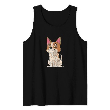 Discover Red Heeler Kawaii Tank Tops