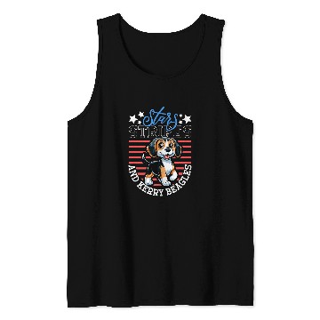 Discover Patriotic Kerry Beagle Tank Tops